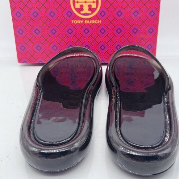 Tory Burch Clear Bubble Jelly Flat Sandals - Picture 6 of 10